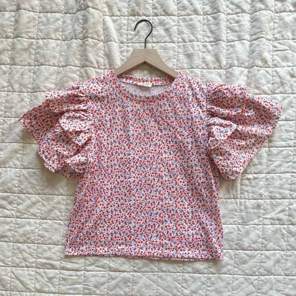 Sunday Up Flutter Sleeve Blouse